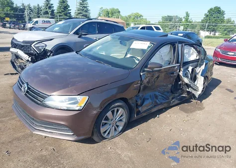 2015 Volkswagen Jetta 1.8T Se from USA, damaged, VIN 3VWD17AJ5FM411217